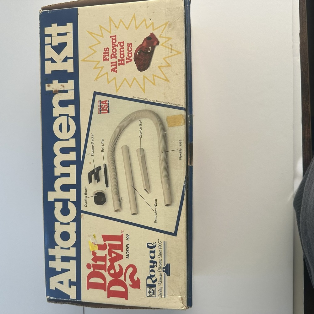Dirt Devil Model 192 Attachment Kit for Royal Hand Vacs Vintage Vacuum Tools